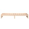 vidaXL Estructura cama individual sin colchón madera maciza 90x190 cm