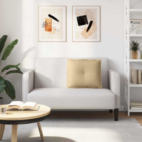 vidaXL Coj&iacute;n de Espalda Verde gris&aacute;ceo 60 x 50 cm Tela de pana