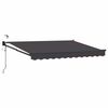 vidaXL Toldo Retr&aacute;ctil El&eacute;ctrico Antracita 3,5 x 2 m