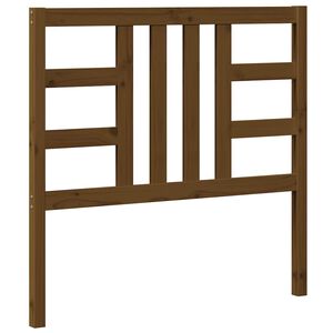 vidaXL Cabecero de cama madera maciza de pino marr&oacute;n miel 106x4x100 cm
