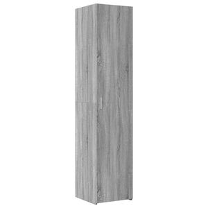 vidaXL Aparador de madera de ingenier&iacute;a gris Sonoma 40x42,5x185 cm
