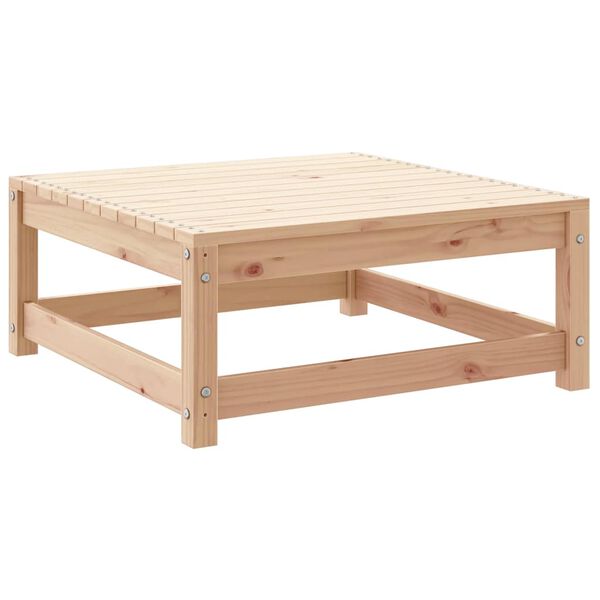 vidaXL Juego de muebles de jardín 2 piezas madera maciza de pino