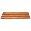 vidaXL Tablero de mesa madera maciza de acacia 25-27 mm 80x80 cm