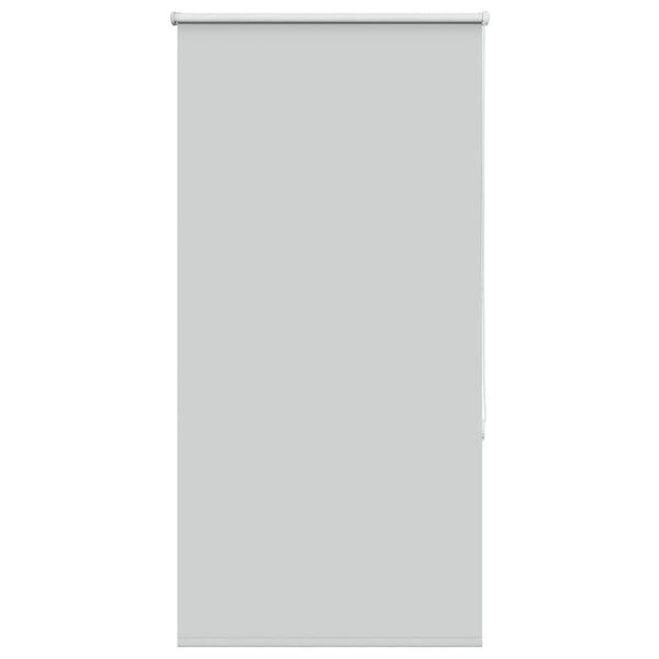 vidaXL Estor Enrollable Opaco gris claro 70x130 cm Tela Ancho 65,7 cm