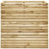 vidaXL Arriate de madera de pino impregnada 100x50x100 cm
