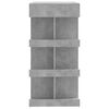 vidaXL Mesa bar almacenaje contrachapada gris hormig&oacute;n 100x50x101,5 cm