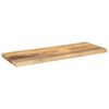 vidaXL Tablero de mesa rectangular madera maciza mango 90x30x2,5 cm