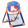 vidaXL Set baloncesto infantil multifuncional suelo y pared