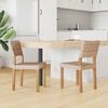 vidaXL Silla de comedor 2 pcs Natural 46 x 55 x 84 cm Rat&aacute;n Kubu