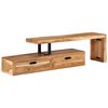 vidaXL Mueble de TV (118-200) x 30x40 cm Madera maciza de acacia
