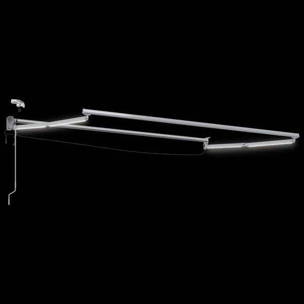 vidaXL Toldo Retr&aacute;ctil El&eacute;ctrico Gris Claro 3 x 2,5 m