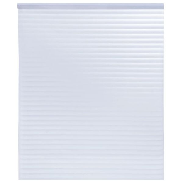 vidaXL L&aacute;mina de ventana esmerilada patr&oacute;n de rayas PVC 90x500 cm