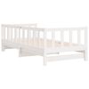 vidaXL Sof&aacute; cama nido madera maciza de pino blanco 80x200 cm