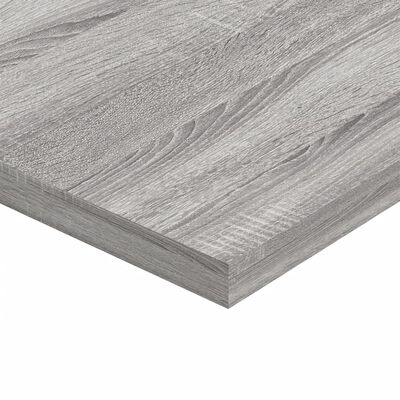 vidaXL Estantes pared 4 uds madera ingeniería gris Sonoma 80x50x1,5 cm