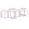 vidaXL Mueble de TV Marr&oacute;n 156 x 37 x 45 cm Madera de ingenier&iacute;a