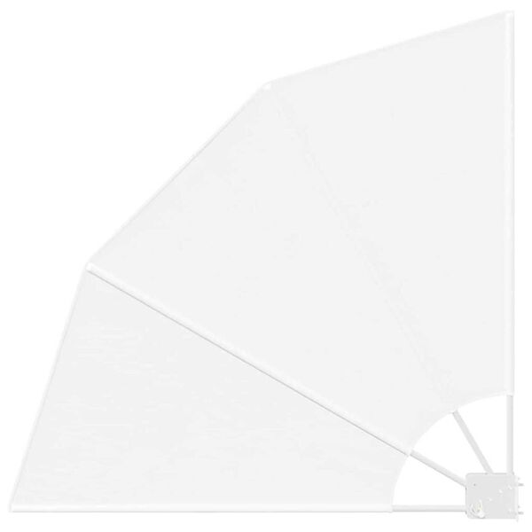 vidaXL Pantalla de Privacidad para Balcón Blanco 115 x 115 cm tela