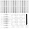vidaXL Valla con Poste Gris 1,2 x 100 m Acero y PVC