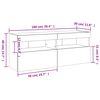 vidaXL Mueble de TV de pared con luces LED blanco 100x30x40 cm