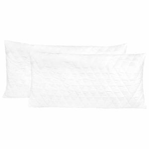vidaXL Almohadas 2 unidades de espuma viscoel&aacute;stica 80x40x14 cm