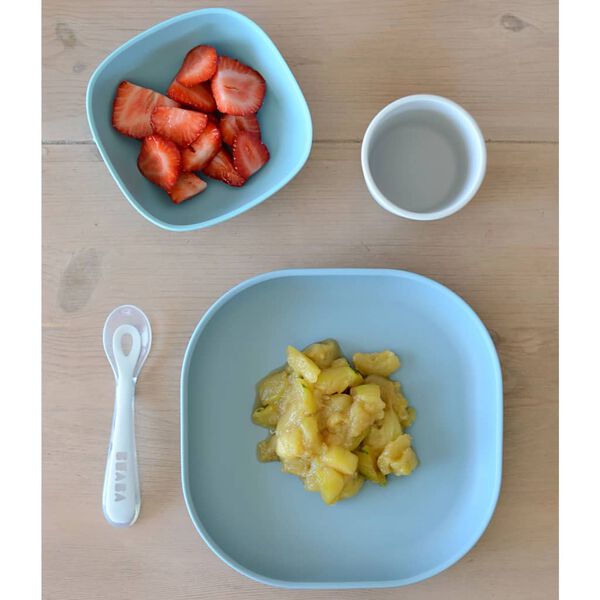 Beaba Vajilla para beb&eacute;s 4 piezas Jungle silicona