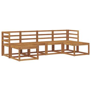 vidaXL Conjunto de sof&aacute;s de exterior 6 pcs Natural