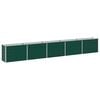 vidaXL Cama de Jard&iacute;n Elevada Verde 400 x 40 x 55 cm Acero galvanizado