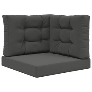 vidaXL Coj&iacute;n para sof&aacute; de exterior Poli&eacute;ster Gris antracita 60 x 60 cm