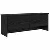 vidaXL Perchero de pared Montada en la pared Roble Negro