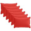 vidaXL Funda de almohada 6 uds. HOUTEN Rojo 40 x 60 cm Poli&eacute;ster