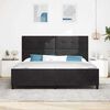 vidaXL Cama tipo Box Spring con cabecera Negro 200 x 200 cm Terciopelo