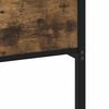 vidaXL Estructura de cama sin colch&oacute;n madera roble ahumado 107x200 cm