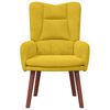 vidaXL sill&oacute;n Amarillo 63 x 67 x 94 cm Terciopelo