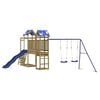 vidaXL Parque infantil de exterior madera de pino impregnada