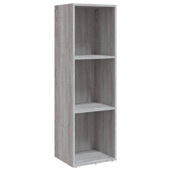 vidaXL Estanter&iacute;a/mueble de TV contrachapada gris Sonoma 36x30x114 cm