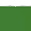 vidaXL Toldo vertical verde claro 60x1000 cm tela oxford