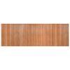 vidaXL Alfombra rectangular bamb&uacute; color natural 100x300 cm