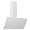 vidaXL Campana extractora de pared acero vidrio templado blanco 90 cm