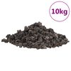 vidaXL Rocas volc&aacute;nicas negras 10 kg 1-2 cm