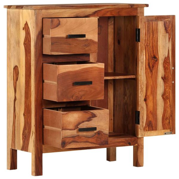 vidaXL Aparador de madera maciza 65x30x80 cm