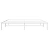 vidaXL Estructura de cama sin colch&oacute;n metal blanco 193x203 cm