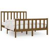 vidaXL Estructura de cama madera maciza pino marr&oacute;n miel 160x200 cm