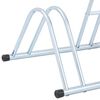 vidaXL Soporte para 6 bicicletas suelo independiente acero galvanizado