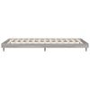 vidaXL Estructura de cama madera de ingenier&iacute;a gris Sonoma 75x190 cm