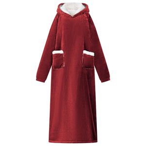 vidaXL Sudadera manta Rojo Burdeos M Forro Polar y Franela