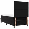 vidaXL Cama tipo Box Spring con colch&oacute;n Negro 100 x 200 cm Terciopelo