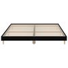 vidaXL Estructura de cama madera de ingeniería negra 200x200 cm