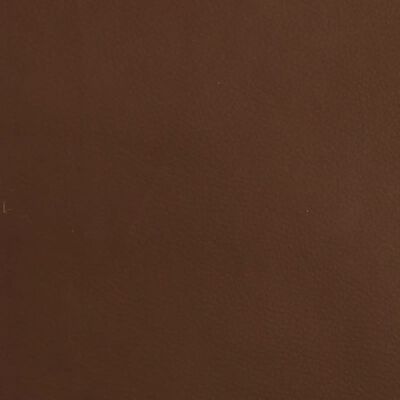 vidaXL Reposapiés cuero sintético brillante marrón 45x29,5x39 cm