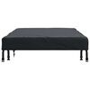 vidaXL Cubierta de Mesa Liso Negro 182 x 102 x 15 cm tela