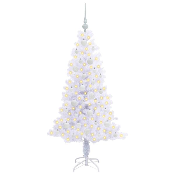 vidaXL &Aacute;rbol de Navidad artificial con 150 LED 150 cm PVC y Acero