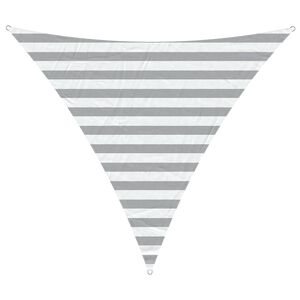 vidaXL Toldo Vela de Sombra Gris claro y blanco. 2 x 2 x 2 m